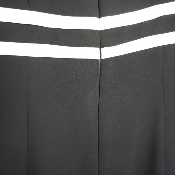 Barrie Pace Women Black V Neck Midsleeve Bow Tie Formal Or Casual Dress Size 4P - Picture 5 of 6